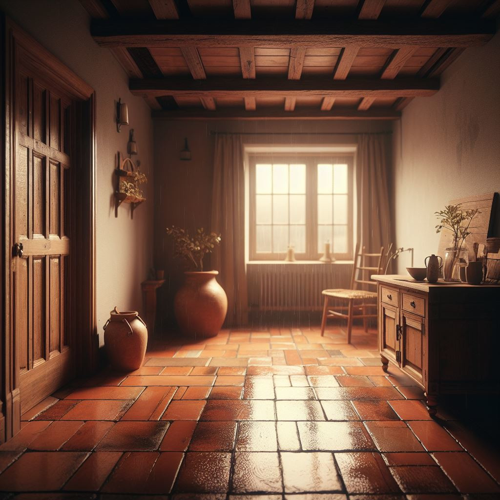 Terracota room in Scotland