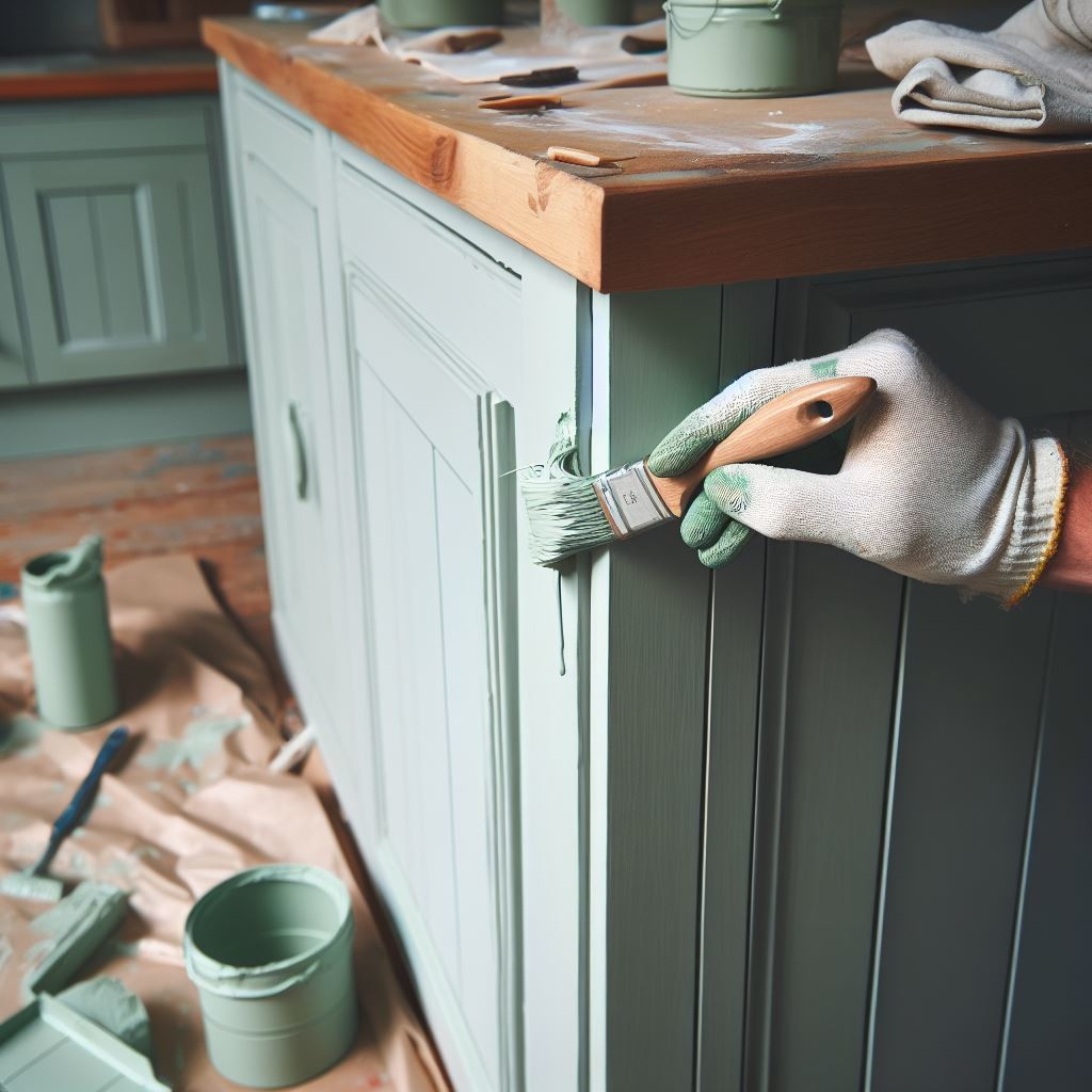 Painting the island green